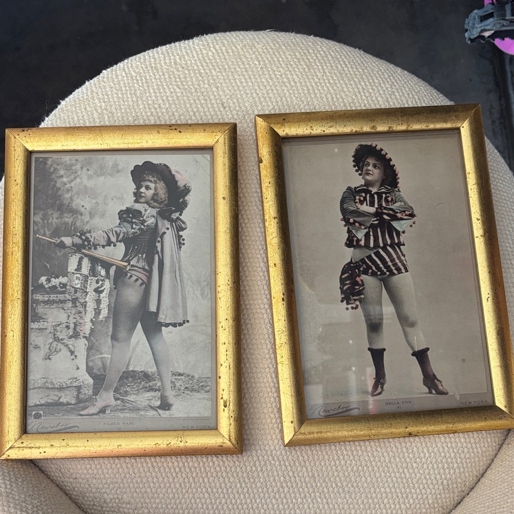 Vintage Gold Framed Portraits